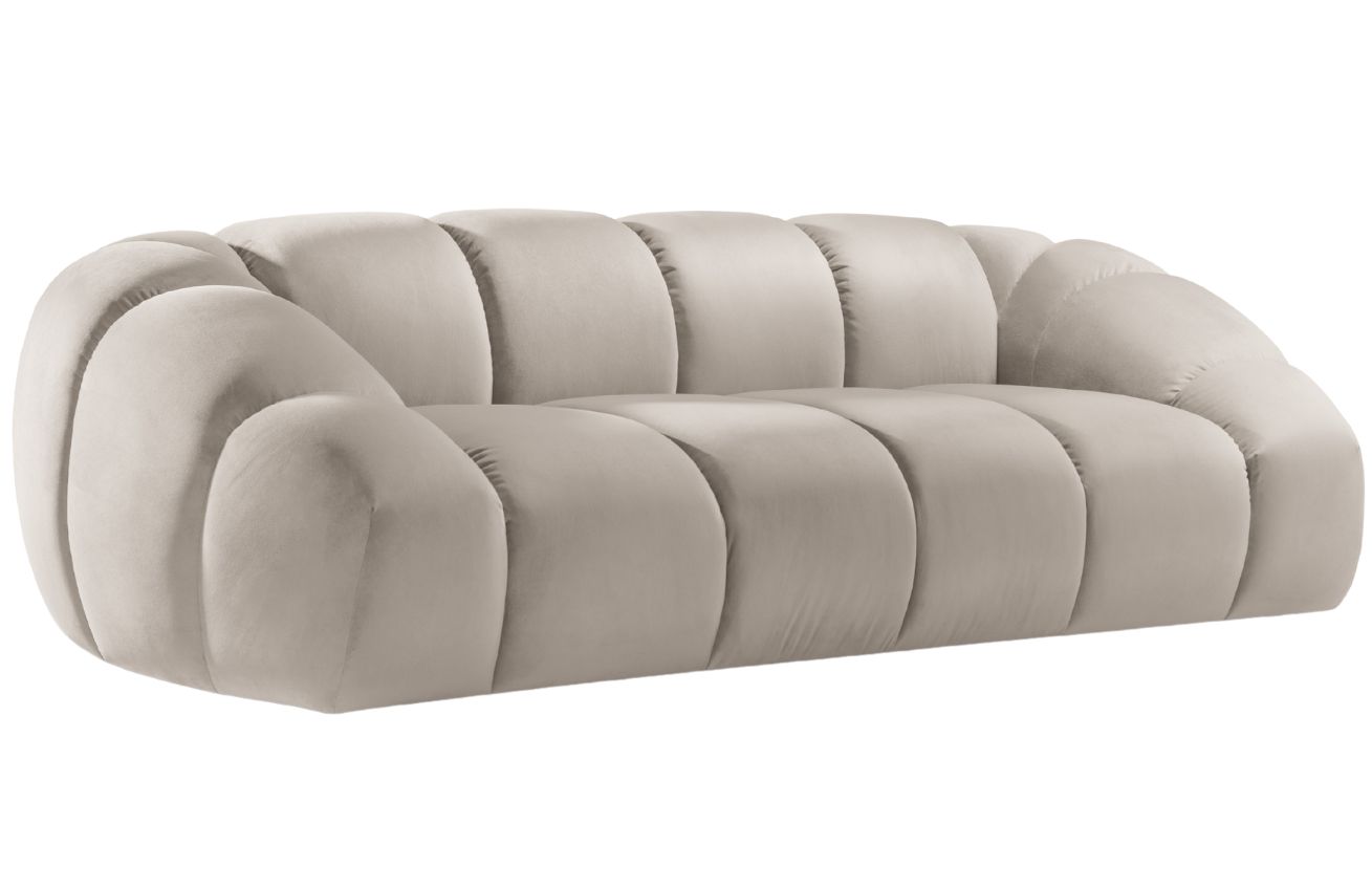 Micadoni Sametová pohovka Diana 254 cm