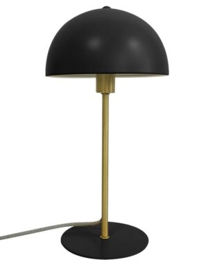 Present time Černá kovová stolní lampa Lacy