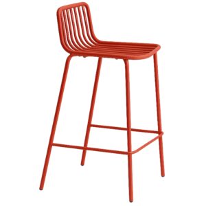 Pedrali Červená kovová barová židle Nolita 3657 65 cm