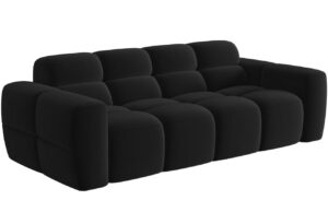 Micadoni Sametová pohovka Lisa 216 cm