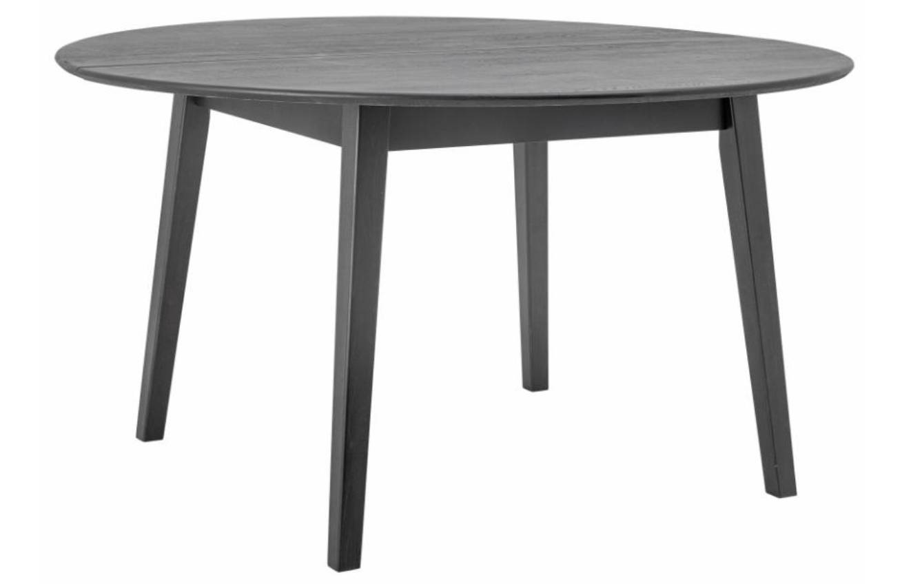 Černý dubový jídelní stůl Bloomingville Peron 140 cm