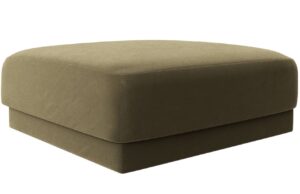 Micadoni Sametový taburet Miley 90 x 90 cm