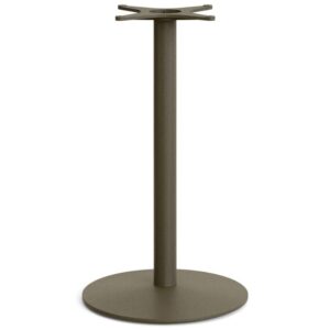 Tmavě zelená kovová podnož k barovému stolu Kave Home Esilda 96 cm