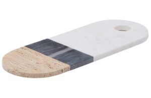 Mramorové servírovací prkénko Kave Home Nivol 34 x 10 cm