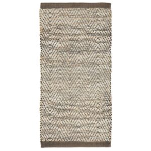 Hnědý jutový koberec Kave Home Arpe 70 x 140 cm