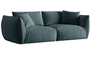 Micadoni Sametová pohovka Chris 260 cm