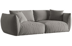 Micadoni Sametová pohovka Chris 260 cm