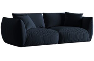 Micadoni Sametová pohovka Chris 260 cm