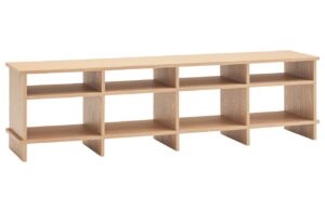 Dubový TV stolek Teulat Inari 180 x 40 cm