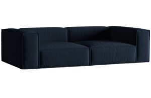 Micadoni Sametová pohovka Nuria 250 cm