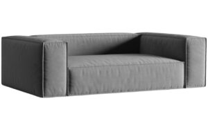 Micadoni Sametová pohovka Nuria 210 cm