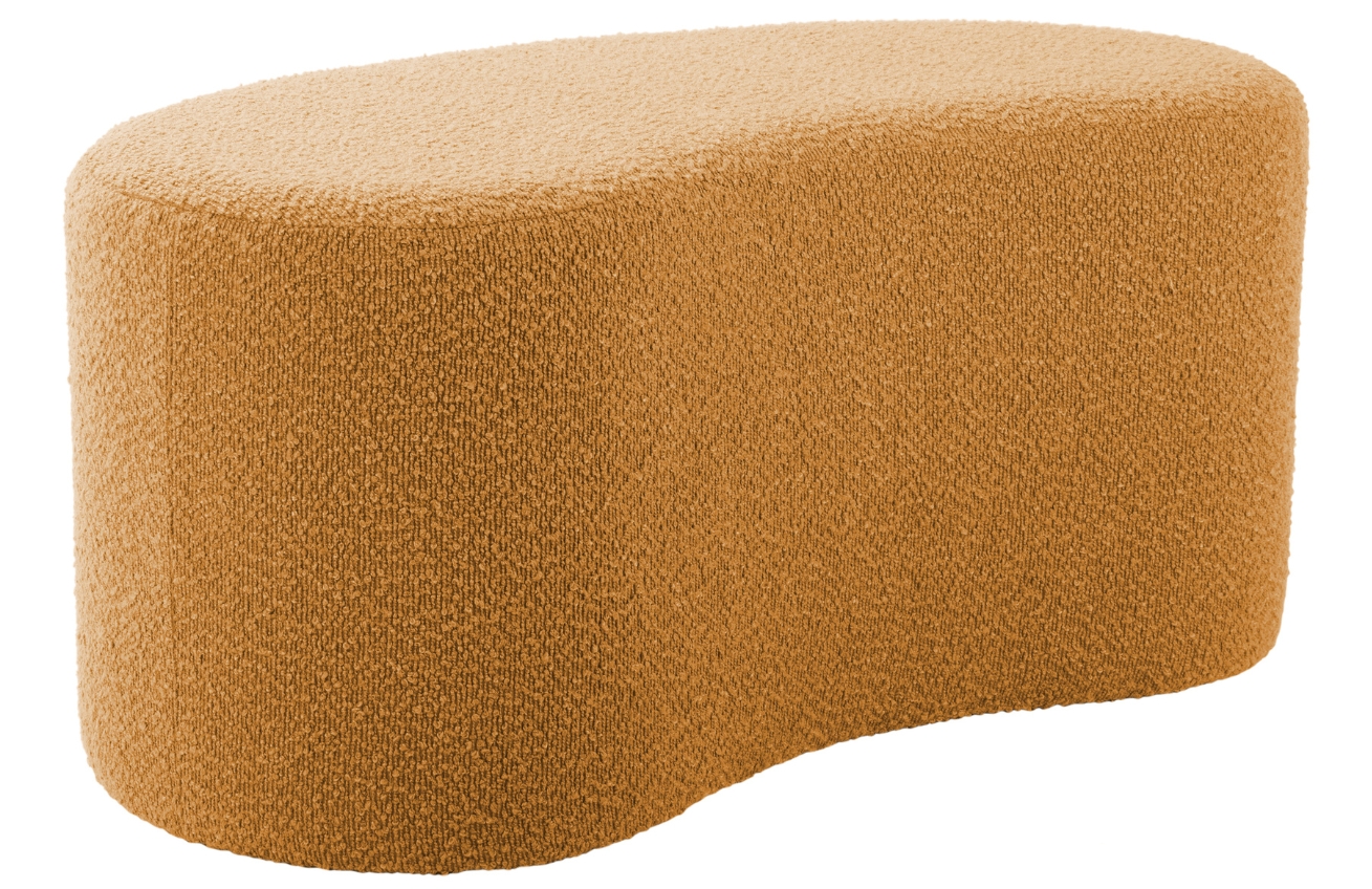 Present time Bouclé taburet Ada Wave 80 x 43 cm