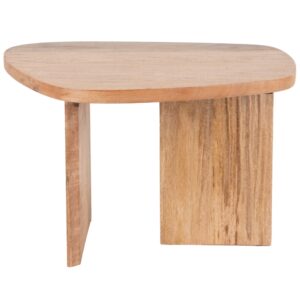 Present time Dřevěný odkládací stolek Organic 40 x 40 cm