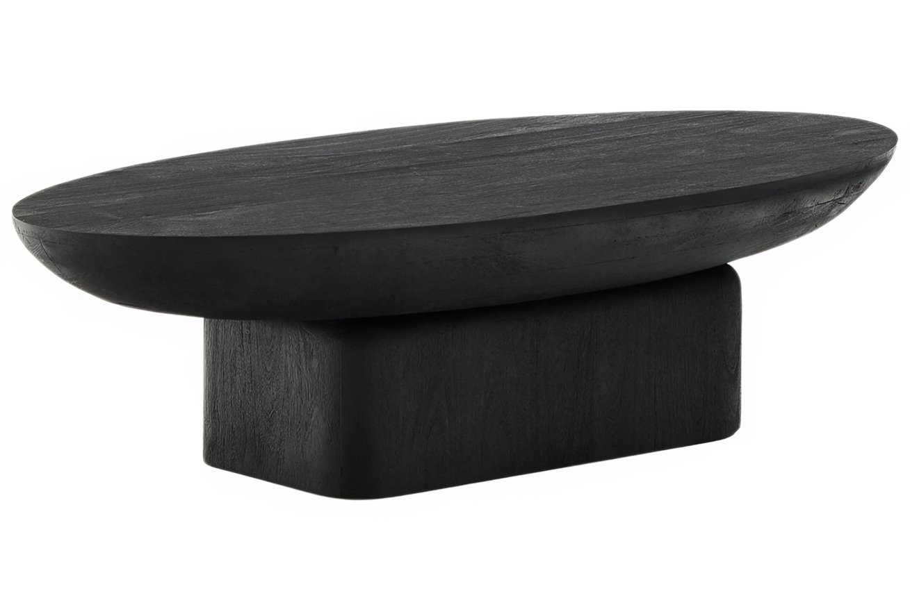 Kave Home Dřevěný konferenční stolek Ovak 140 x 70 cm