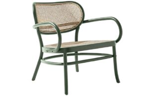 Jotex Dřevěné lounge křeslo BETTY s výpletem