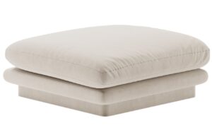 Micadoni Sametová podnožka Torino 80 x 80 cm