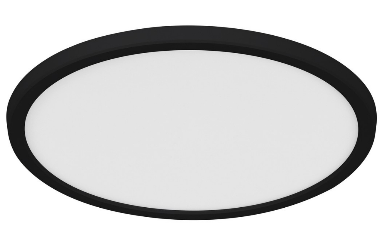 Nordlux Černé plastové stropní LED světlo Oja Smart 29 cm