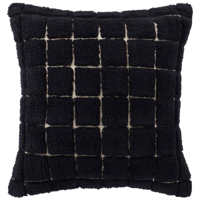 Jotex Černý bavlněný povlak na polštář ERIN 50 x 50 cm