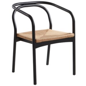 Jotex Černá dřevěná jídelní židle LIDINGÖ