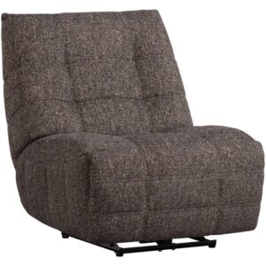 WOOOD Hnědošedé polohovací křeslo Hein