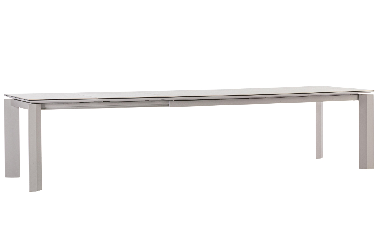 Bizzotto Šedý keramický zahradní rozkládací stůl Otavio 220/340 x 95 cm