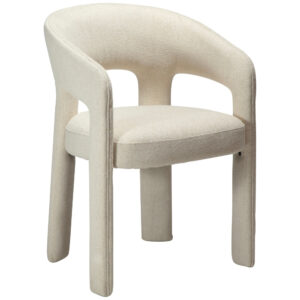 ​​​​​Dan-Form Krémově bílá bouclé jídelní židle DAN-FORM Splendor