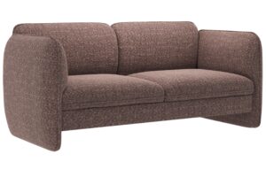 Micadoni Hnědá dvoumístná pohovka Georgia 168 cm