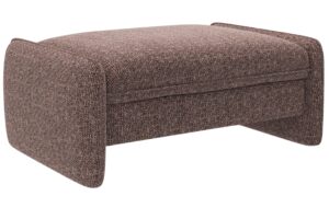 Micadoni Hnědá podnožka Georgia 115 x 70 cm