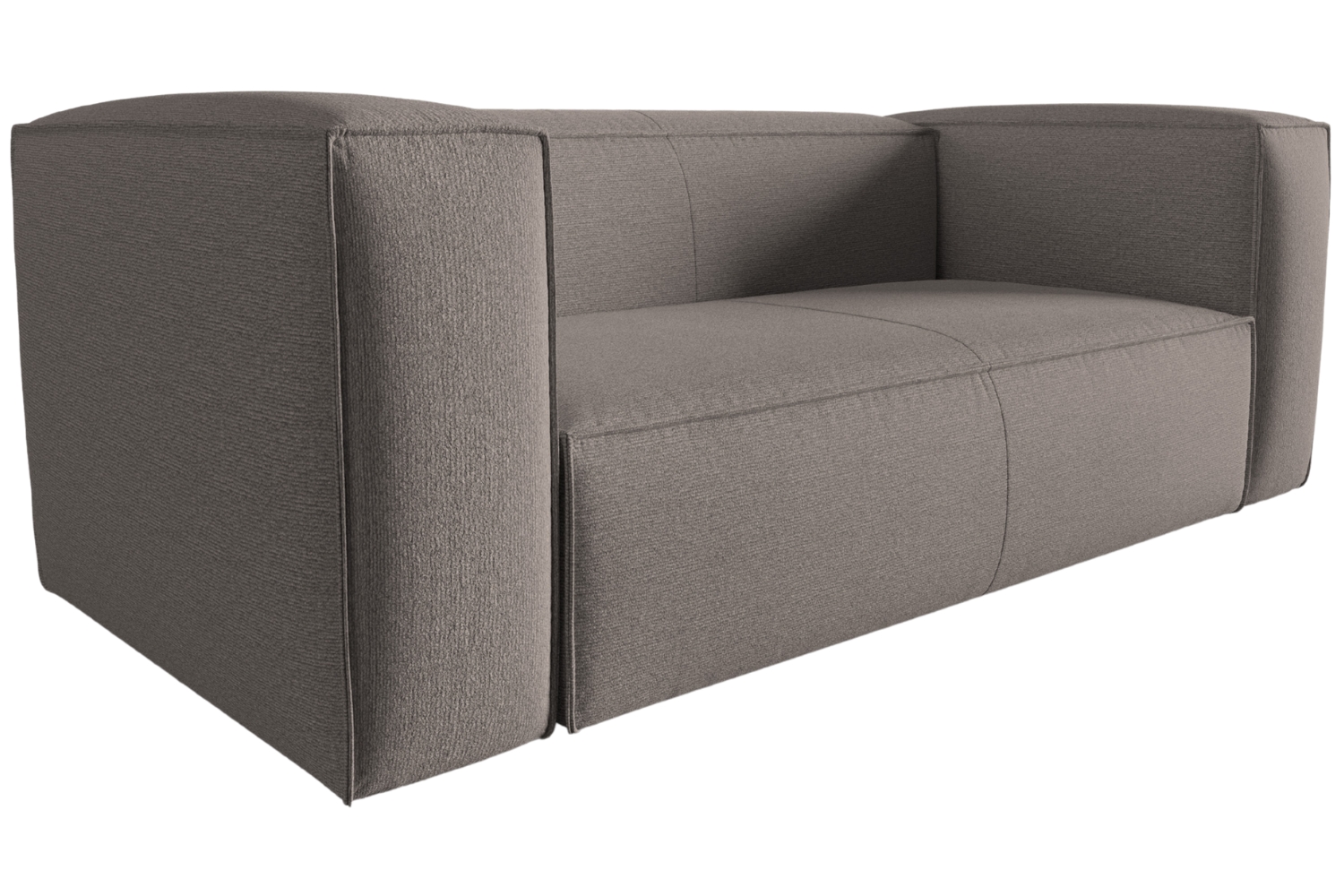 Cosmopolitan Design Hnědá dvoumístná pohovka Mackay 150 cm