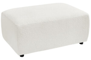 Bobochic Paris Bílá bouclé podnožka Envy 100 x 70 cm