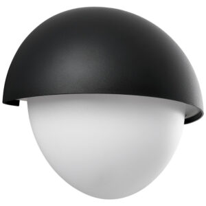 Nordlux Černé venkovní nástěnné světlo Scorpius Maxi Round