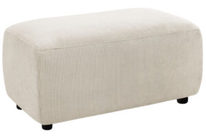 Bobochic Paris Béžová manšestrová podnožka Enjoy 92 x 48 cm