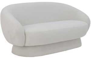 Bloomingville Bílá dvoumístná pohovka Ted 160 cm