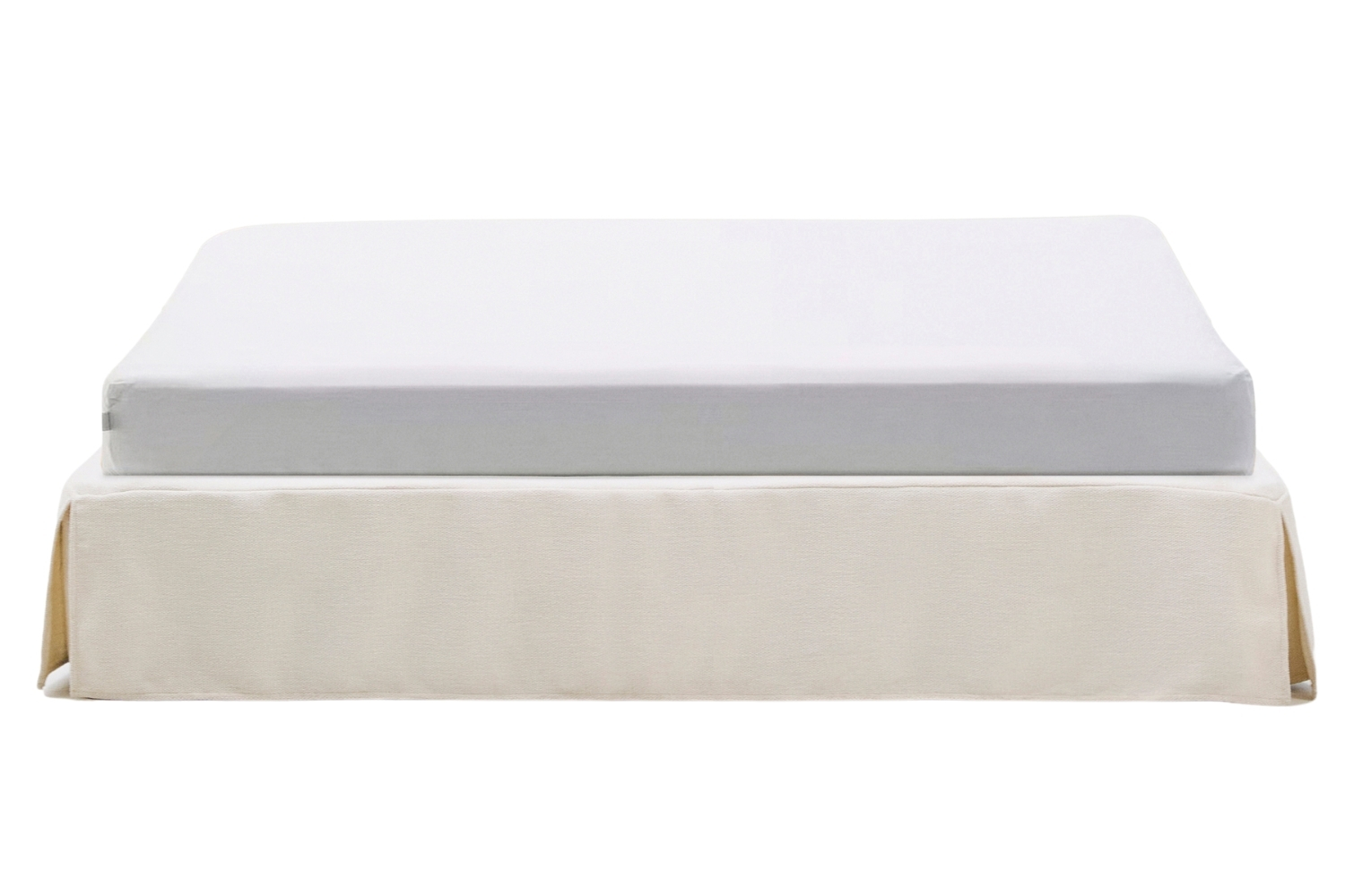 Kave Home Bílá dvoulůžková postel Jaira 180 x 200 cm