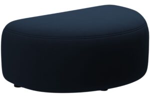 Micadoni Královsky modrá sametová podnožka Kate II. 99 x 60 cm