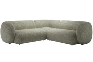 Micadoni Zelená rohová pohovka Kate 252 cm