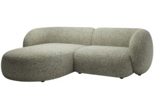 Micadoni Zelená rohová pohovka Kate 255 cm