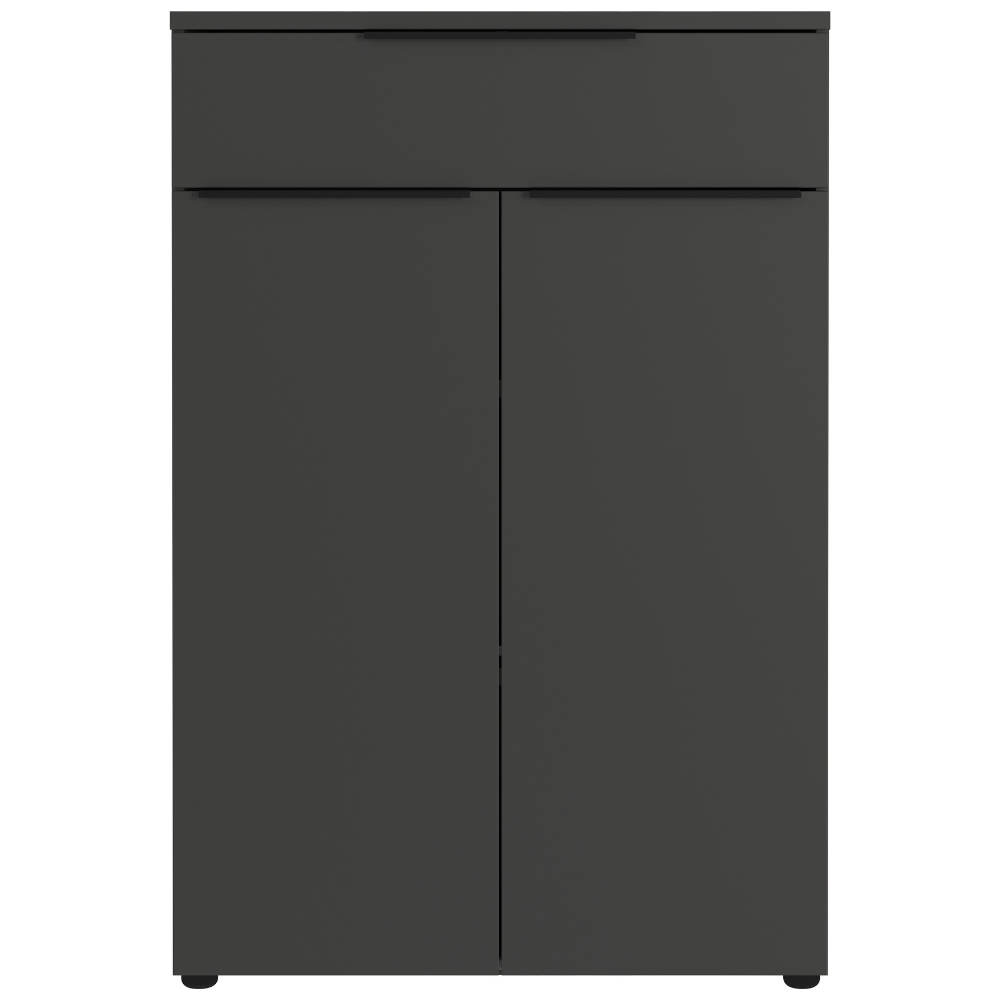 Germania Tmavě šedá kancelářská skříň Mailand 120 x 81 cm se zásuvkou