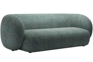 Micadoni Modrá trojmístná pohovka Kate 213 cm