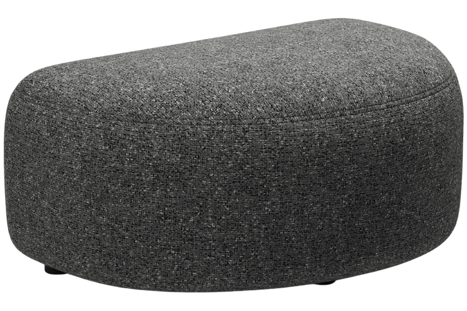 Micadoni Tmavě šedá podnožka Kate 99 x 60 cm