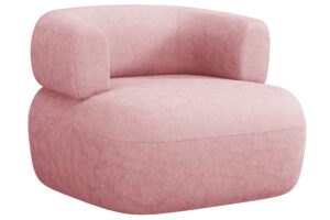 Windsor & Co Růžové křeslo Aldrin