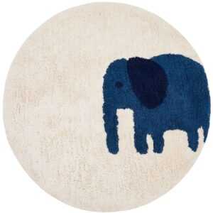 Kave Home Béžový bavlněný  koberec Tandani Ø 100 cm