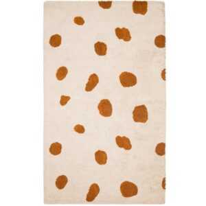Kave Home Béžový bavlněný koberec Tandani 90 x 150 cm