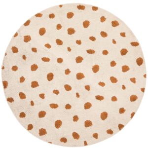 Kave Home Béžový bavlněný koberec Tandani Ø 100 cm