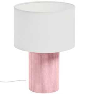 Kave Home Růžová stolní lampa Bianella 29 cm