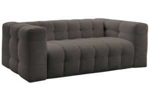 Bobochic Paris Hnědá bouclé rozkládací pohovka Cloud 228 cm