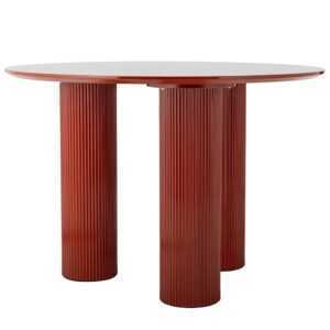 Bloomingville Červený lakovaný jídelní stůl Della 110 cm