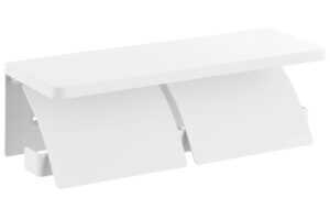 YAMAZAKI Bílý kovový držák na toaletní papír Tower 28