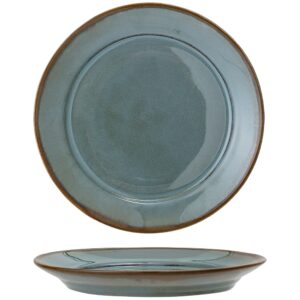 Bloomingville Zelený kameninový talíř Pixie 20 cm