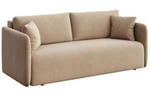 Rodier Světle hnědá rozkládací pohovka Chaum 220 cm